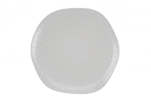 Assiette plate organique Nuance porcelaine vitrifiée Ø 30 cm Between Rak