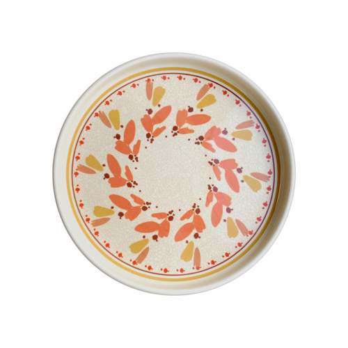 Assiette avec cloche rond Riviera porcelaine vitrifiée Ø 26,7 cm Rihla Rak