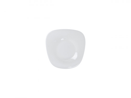 Sous tasse carré blanc porcelaine bone china Ø 14 cm Le Ballet Cloud Rak