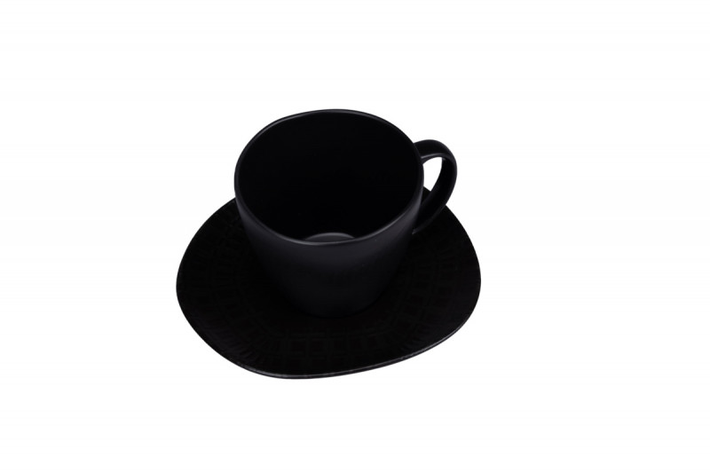 Sous tasse organique Nuance porcelaine vitrifiée Ø 15 cm Between Rak