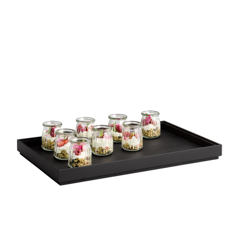 Caisse GN1/1 bois noir 53x32,5x4,5 cm Valo Aps