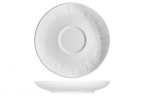 Sous tasse rond blanc porcelaine Ø 14,5 cm Pure White Proof