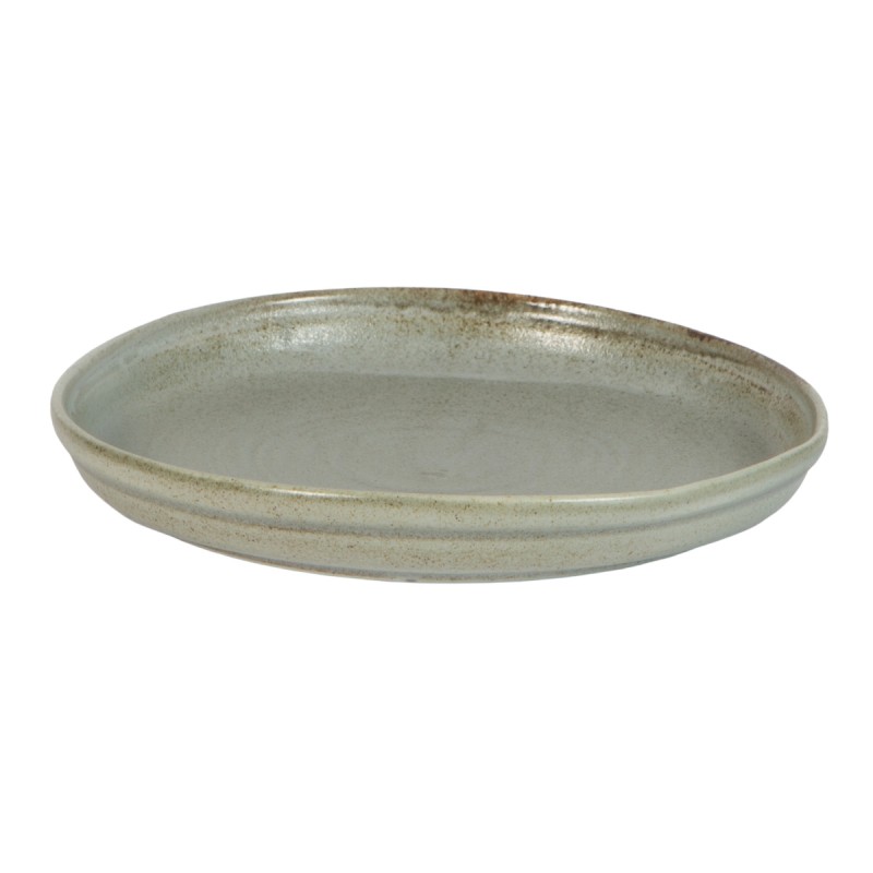 Assiette plate gris porcelaine Ø 20,5 cm Haven Urban Accolade