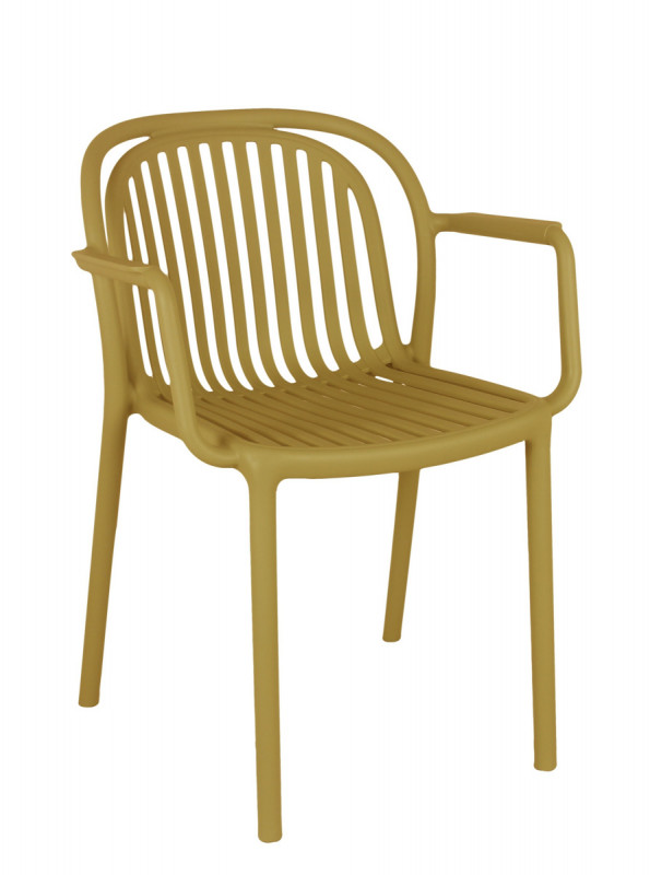 Fauteuil d'extérieur jaune 78x57x57 cm Jeddah Flexmob